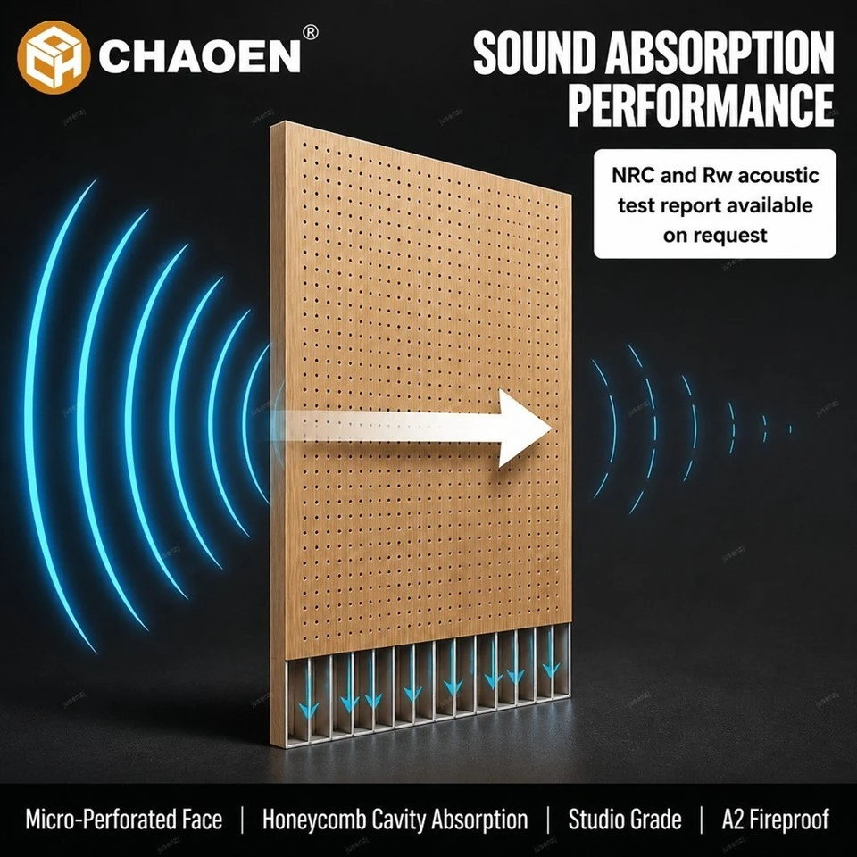 Perforated Acoustic Aluminum Honeycomb Panels For Studio & Theatre high quality Perforated Acoustic Aluminum Honeycomb Panels For Studio & Theatre high quality